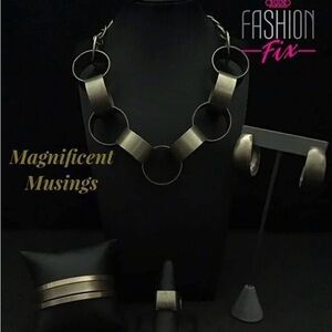 Paparazzi 4pc Brass Necklace Set